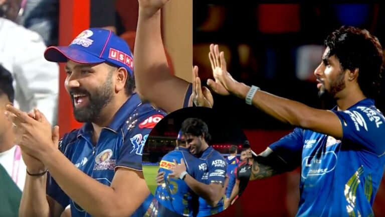 Tilak Varma Makes Rohit Sharma Blush With Special Celebration After MI’s Historic Run-Chase