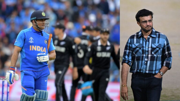Sourav Ganguly Reflects on MS Dhoni’s Batting Evolution and 2019 WC Heartbreak