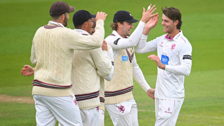 Rain Rescues Sussex as Somerset Push Stalls in County Championship