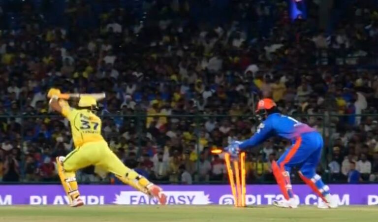 KL Rahul Channels MS Dhoni with Lightning Stumping in IPL 2026
